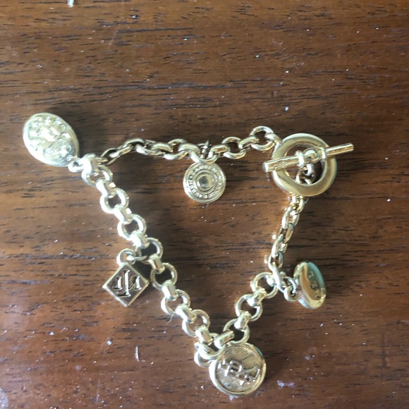 Ralph Lauren Gold Charm Bracelet- 88A $50 or $45 w/offer - Picture 1 of 7